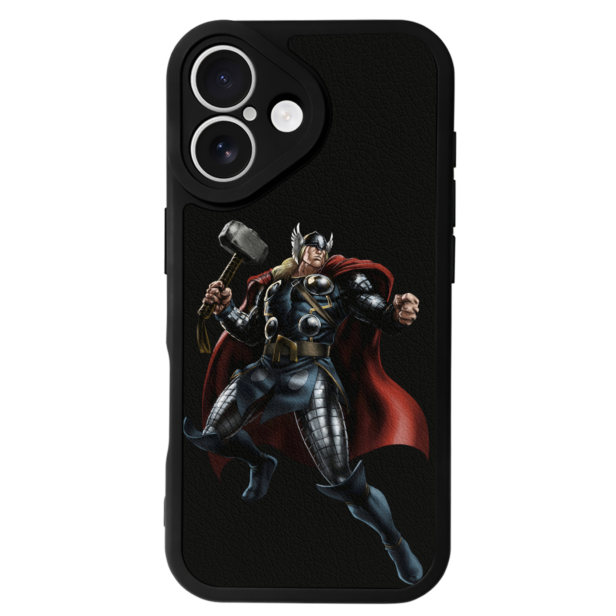 （画像用） アベンジャーズ The Avengers 【iPhone 16シリーズ対応】シリコンスマホケース（レザー調） 材質：シリコン